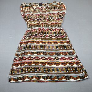 Millenium Sleeveless Dress Women's Size Large Geometric Aztec Boho Casual Fall